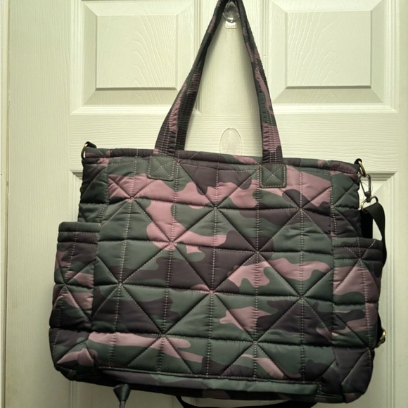 EUC TWELVElittle Carry Love Tote - 
Quilted Diaper Bag with changing pad - Picture 2 of 5